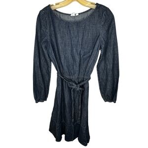 Gap Blue Cotton Dress‎ with Belt